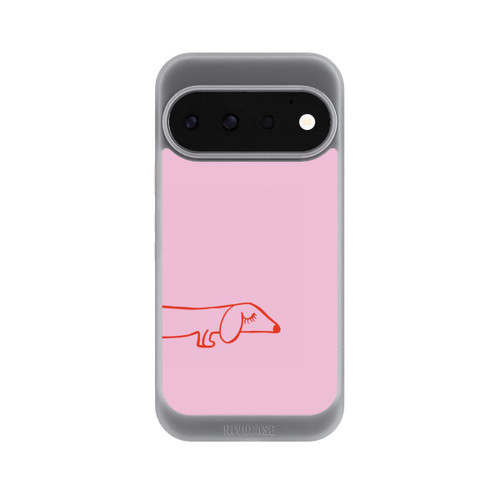 Google Pixel 11 Pro NIVOcore Dachshund Illustration Pink