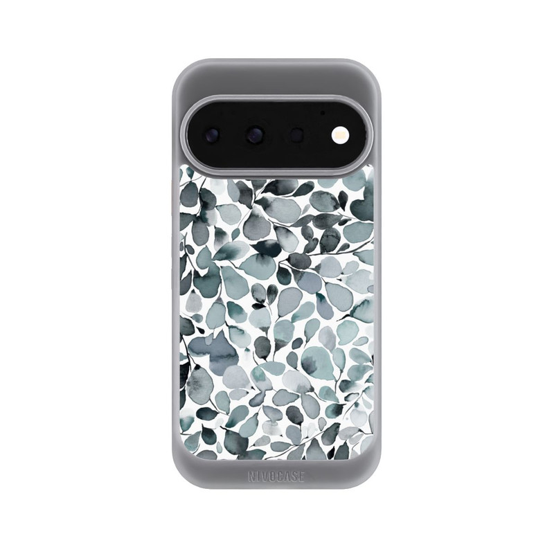 Pixel 11 Pro NIVOcore Eukalyptus Aquarell Blätter Grau