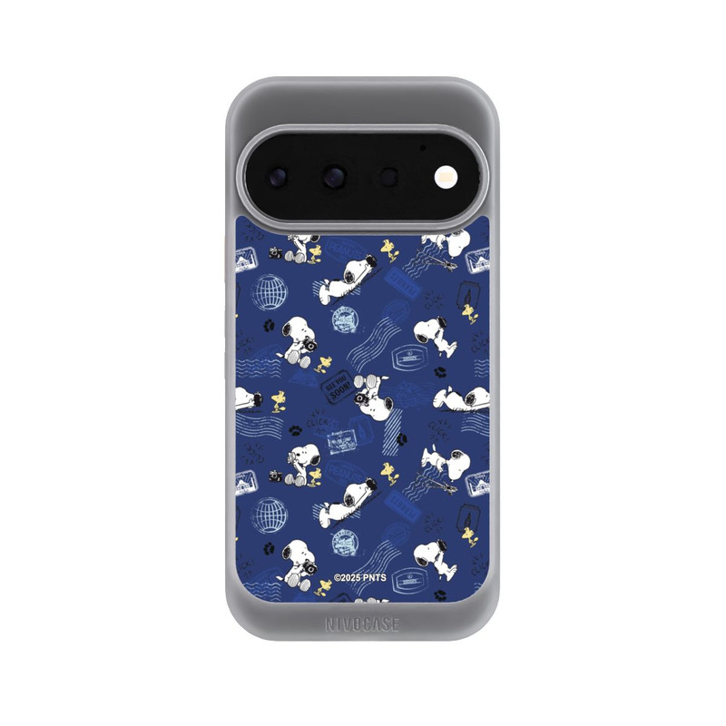 Pixel 11 Pro NIVOcore Peanuts Travel Stamps Pattern Blue