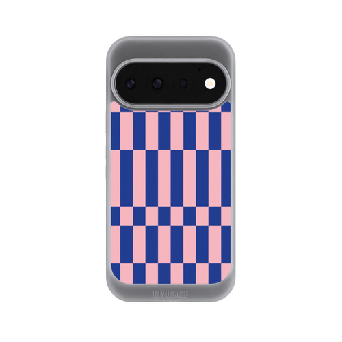 Google Pixel 11 Pro NIVOcore Checked Abstract Bold Electric Blue and Pink Color Block