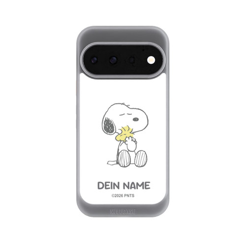 Google Pixel 11 Pro NIVOcore Snoopy And Woodstock Cuddling Personalisierbar