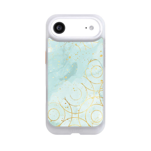 Apple iPhone Air NIVOcore Marble Mixed Grid Green