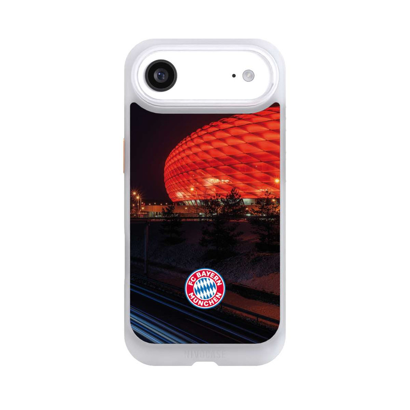 iPhone Air NIVOcore Allianz Arena bei Nacht FCB