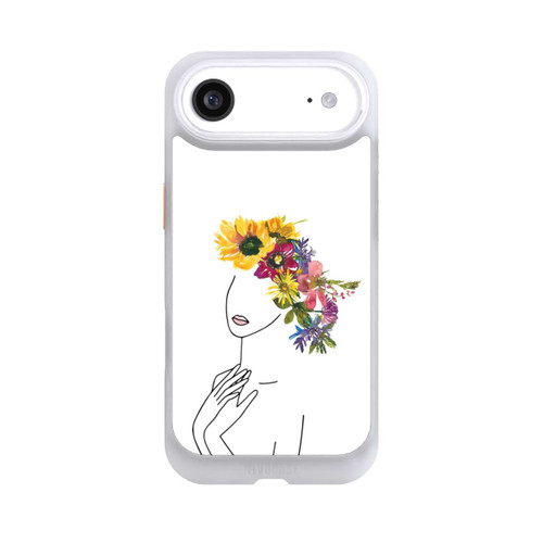 Apple iPhone Air NIVOcore Line Art Woman flowercrown
