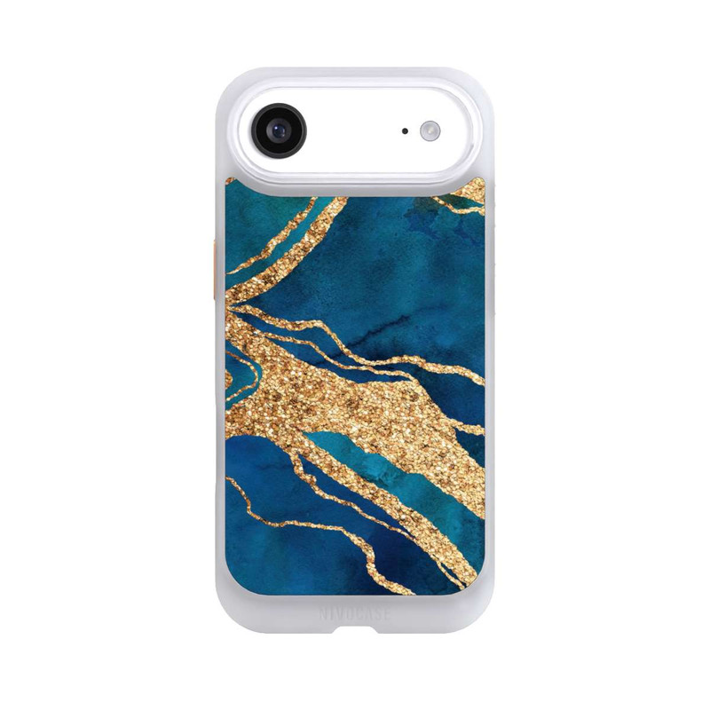 iPhone Air NIVOcore Gemstone Blue Gold