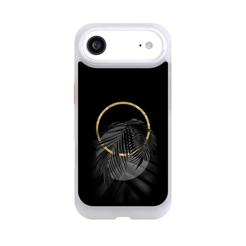 iPhone Air NIVOcore Black Tropical Leaf