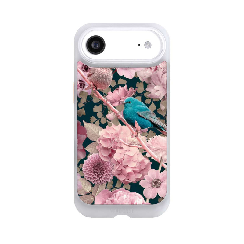 iPhone Air NIVOcore Sparrows in Pink Flower Pattern