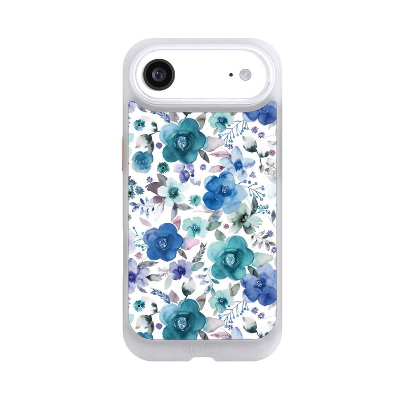 iPhone Air NIVOcore Winter Floral Bouquets Blue