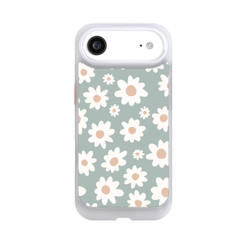 Apple iPhone Air NIVOcore Daisy Flower Seamless Pattern Green