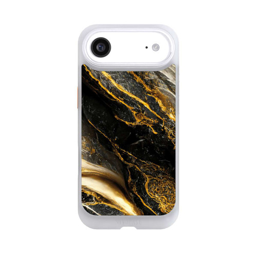 Apple iPhone Air NIVOcore Black Marble Gold Print Layers