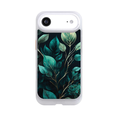 Apple iPhone Air NIVOcore Eucalyptus Dark Background
