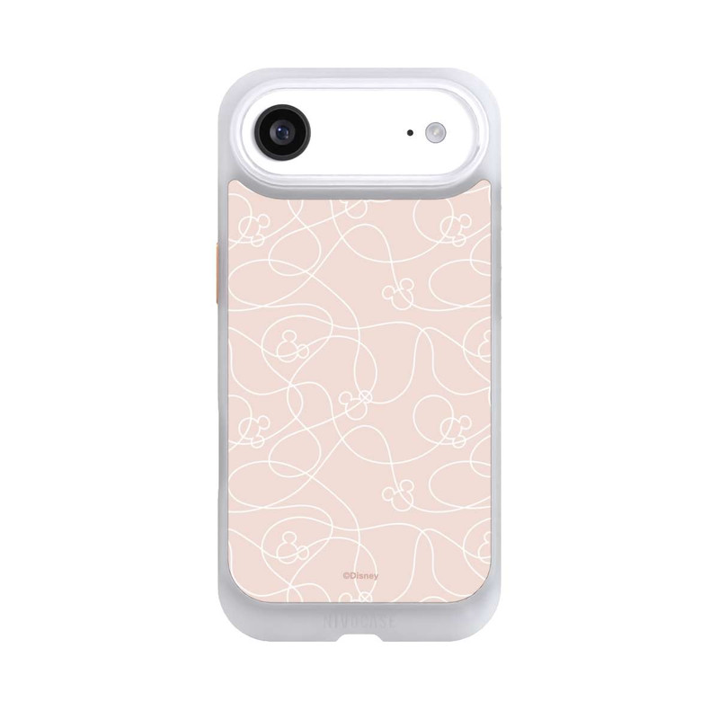 iPhone Air NIVOcore Micky Line Art Muster Rosa