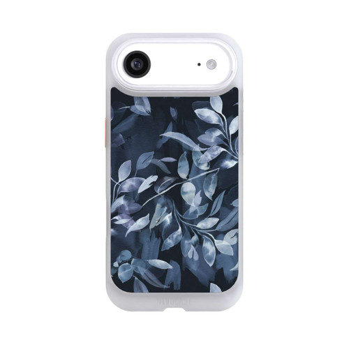 Apple iPhone Air NIVOcore Watercolor Mystic Leaves Navy