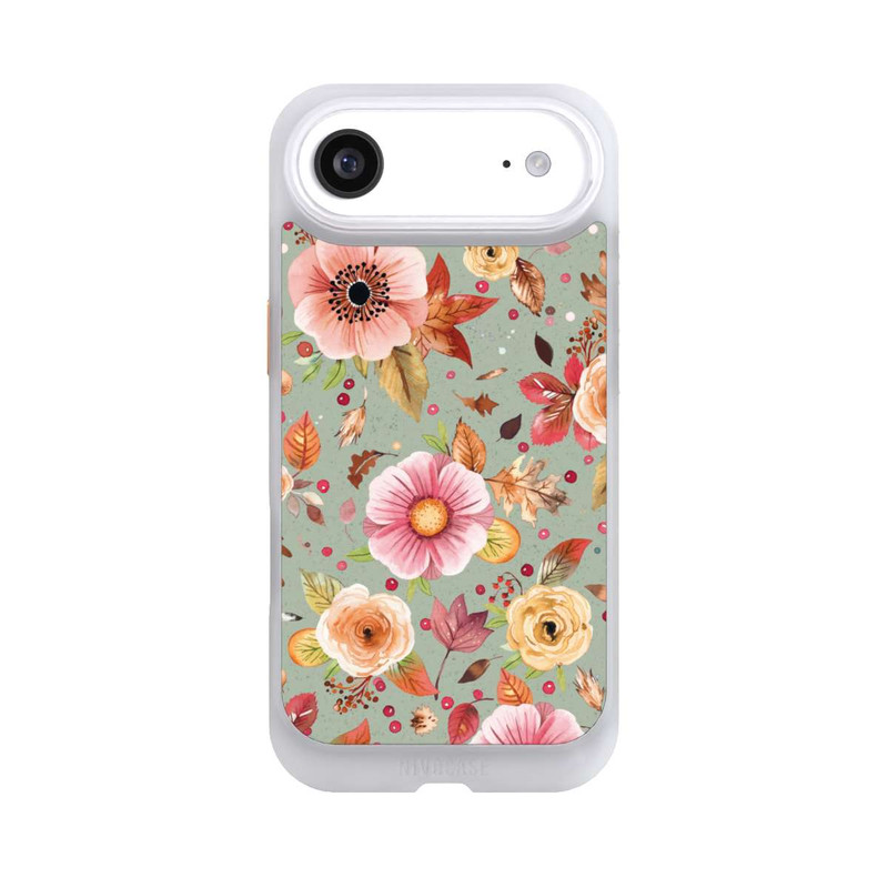 iPhone Air NIVOcore Autumn Flowers Soft Green
