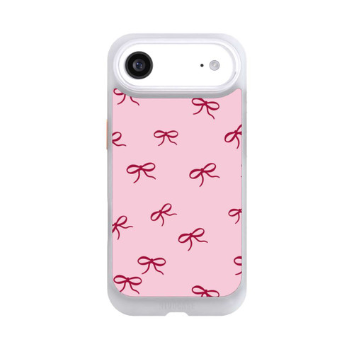 Apple iPhone Air NIVOcore Schleifen Pattern Rot Pink