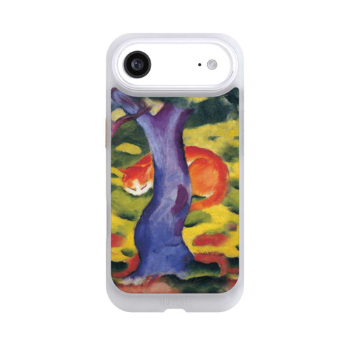 Apple iPhone Air NIVOcore Cat Behind Tree by Franz Marc