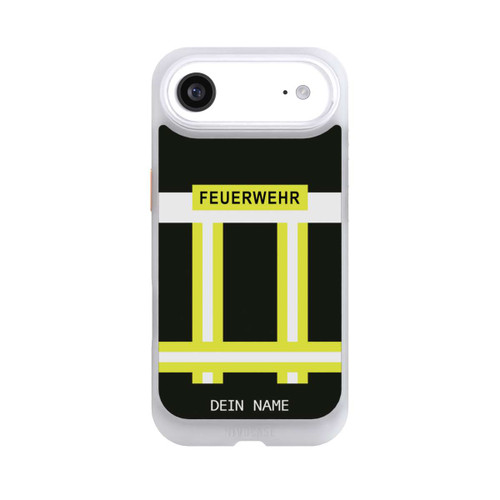 Apple iPhone Air NIVOcore Feuerwehr Uniform Schwarz Personalisierbar