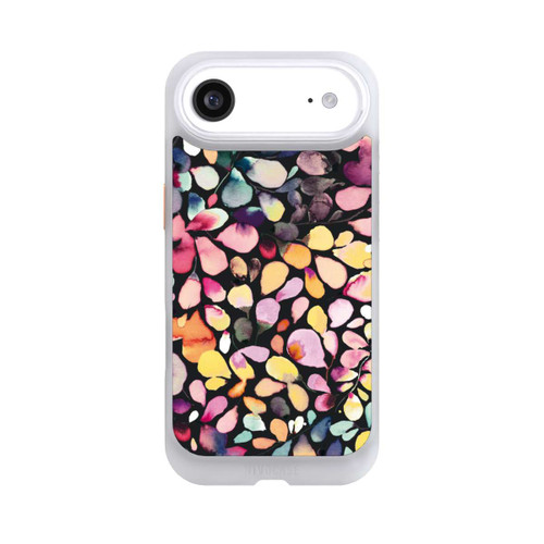 Apple iPhone Air NIVOcore Eukalyptus Aquarellblätter Schwarz