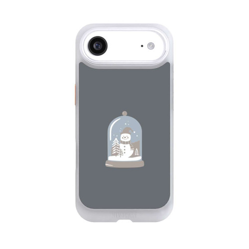 Apple iPhone Air NIVOcore Minimalistische Schneekugel mit Schneemann