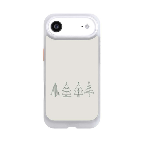 Apple iPhone Air NIVOcore Weihnachtsbäume Line Art Minimalistisch