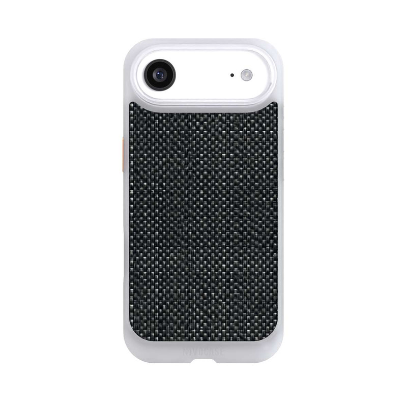 iPhone Air NIVOcore Abstrakter schwarzer Stoff