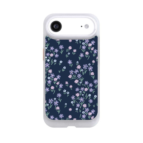 Apple iPhone Air NIVOcore Dark Blue Floral Theme