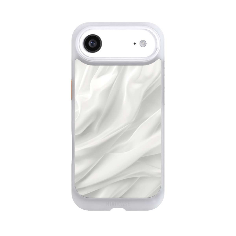 iPhone Air NIVOcore White Satin Smooth Texture With AI