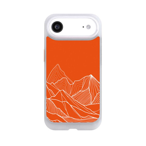 Apple iPhone Air NIVOcore Montain Contour Line Art Orange