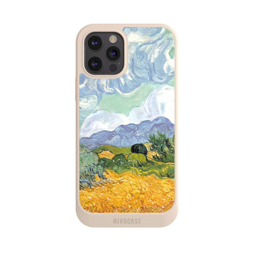 Apple iPhone 12 Pro NIVOcore Weizenfeld mit Zypressen