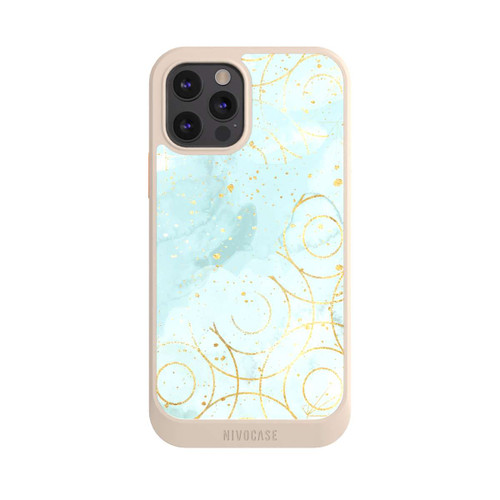 Apple iPhone 12 Pro NIVOcore Marmormuster grün