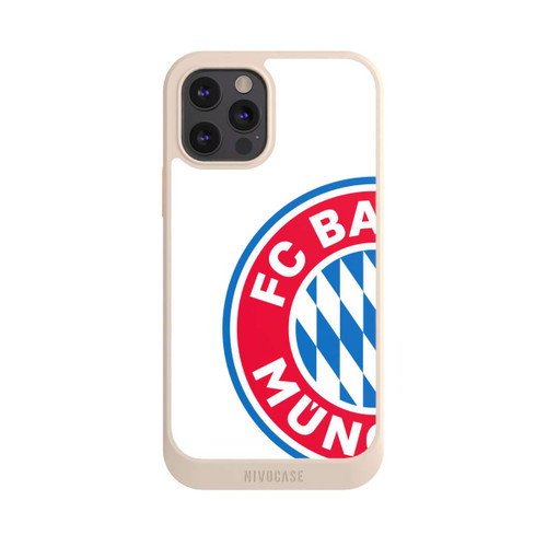 Apple iPhone 12 Pro NIVOcore Großes FCB Logo Weiß