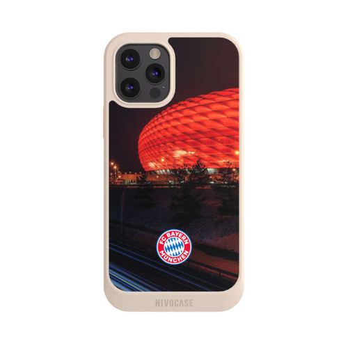 Apple iPhone 12 Pro NIVOcore Allianz Arena bei Nacht FCB