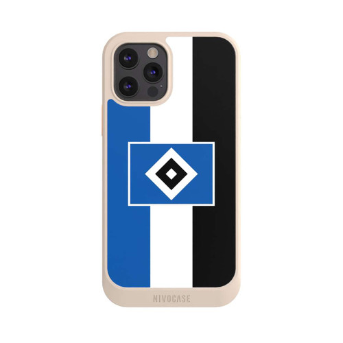 Apple iPhone 12 Pro NIVOcore HSV Streifen - Blau-Weiß-Schwarz
