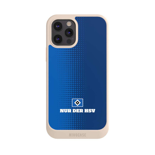 Apple iPhone 12 Pro NIVOcore Nur der HSV - Rautenraster Blau