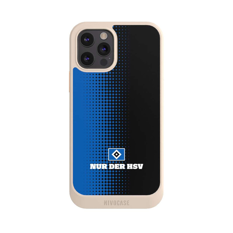 iPhone 12 Pro NIVOcore Nur der HSV - Rautenraster Schwarz