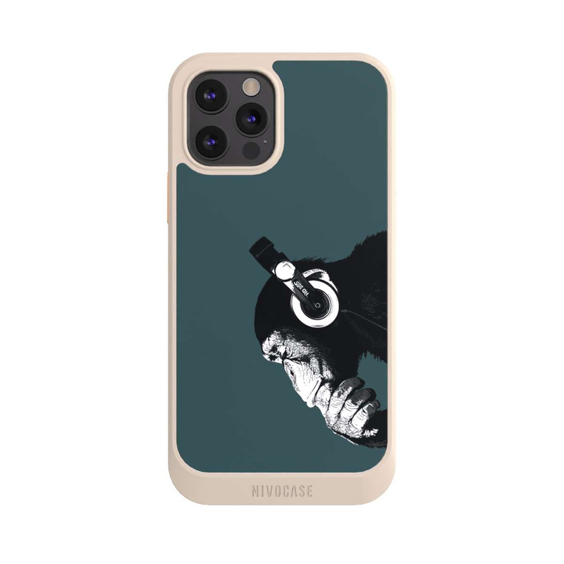 iPhone 12 Pro NIVOcore Denkender Affe Blau