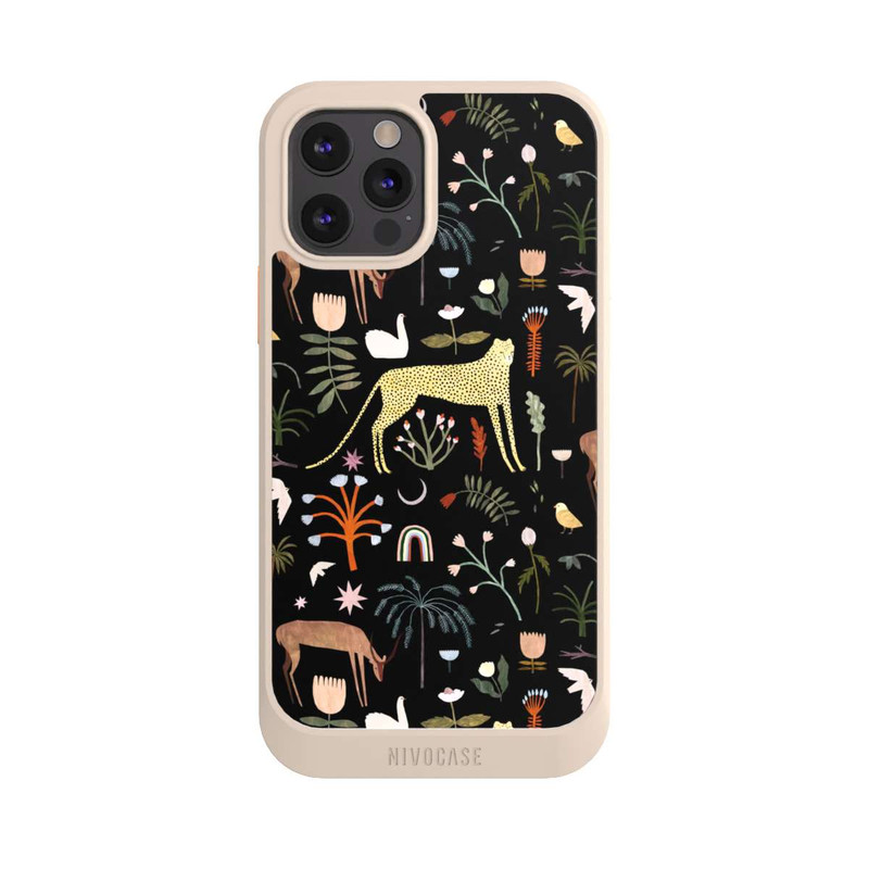 iPhone 12 Pro NIVOcore Wilde Gartenbuchstaben von Léa Le Pivert