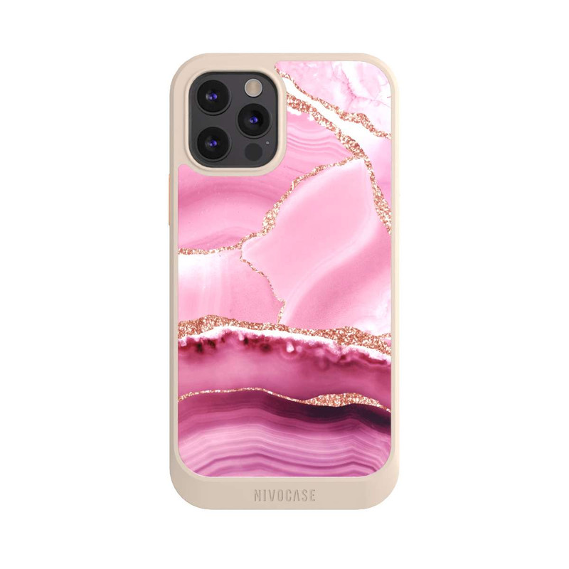 iPhone 12 Pro NIVOcore Meerjungfrauen Pink Marmor