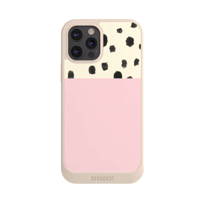 iPhone 12 Pro NIVOcore Punkte und Rosa