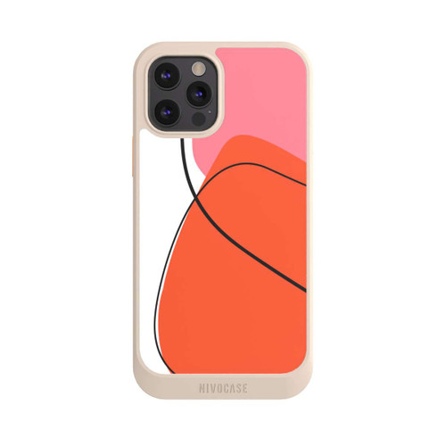Apple iPhone 12 Pro NIVOcore Meine orangefarbene Kunst