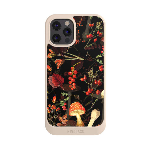Apple iPhone 12 Pro NIVOcore Pilzmuster Schwarz