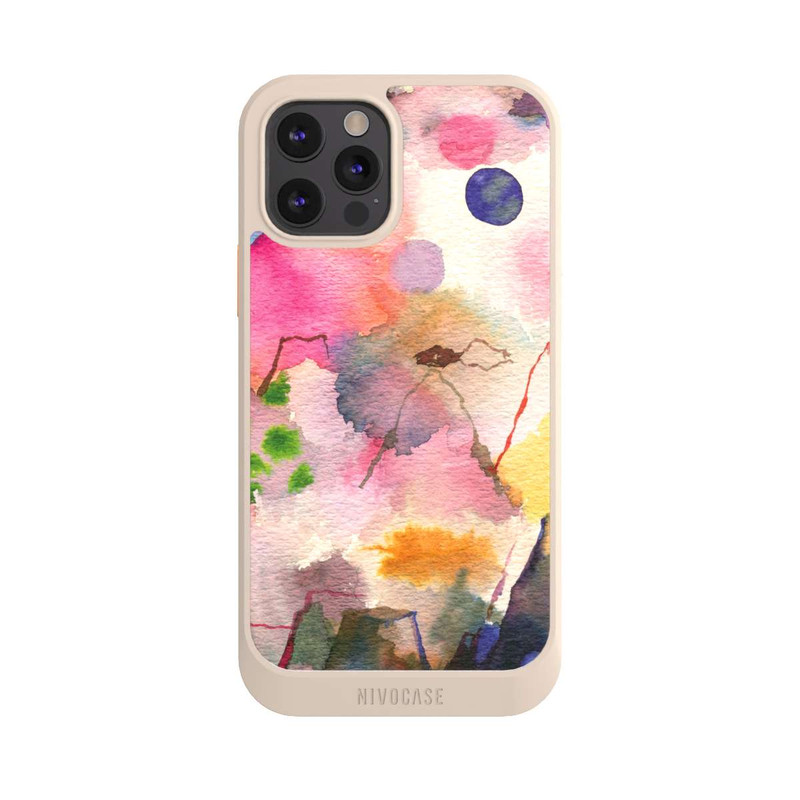 iPhone 12 Pro NIVOcore Aquarell bunte Berge