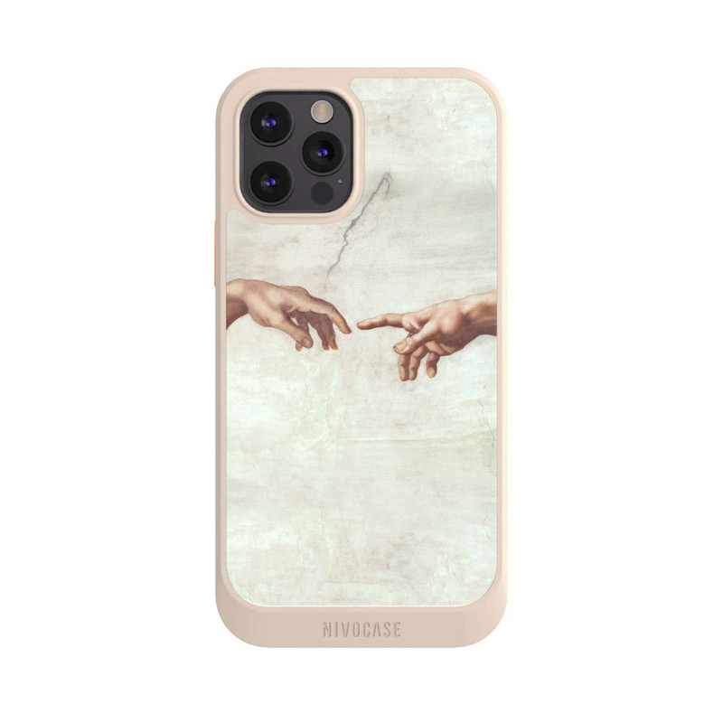 iPhone 12 Pro NIVOcore Die Hände von Gott und Adam von Michelangelo Buonarroti