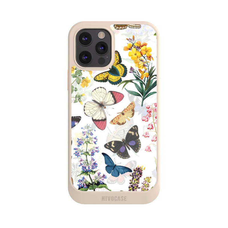 iPhone 12 Pro NIVOcore Feldblumen und Schmetterlinge
