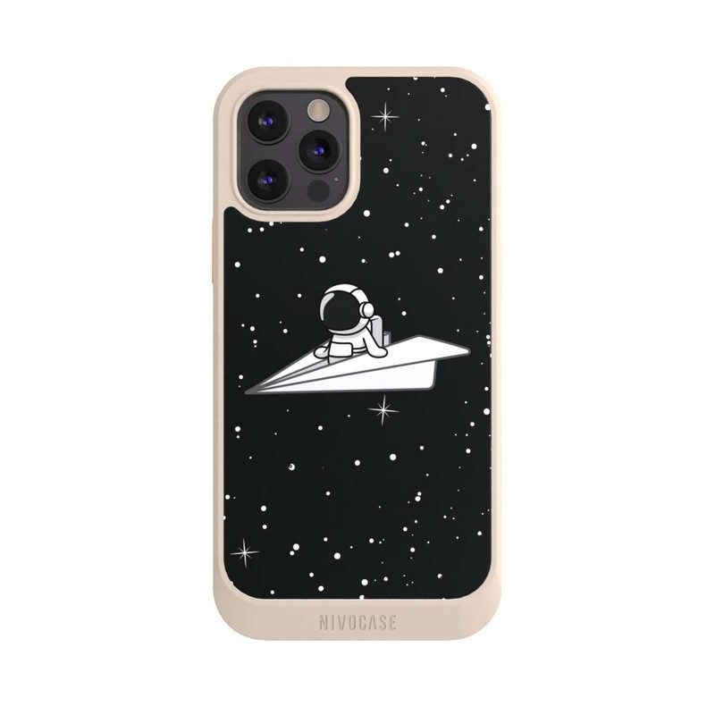 iPhone 12 Pro NIVOcore Astronaut Paper Plane Comic