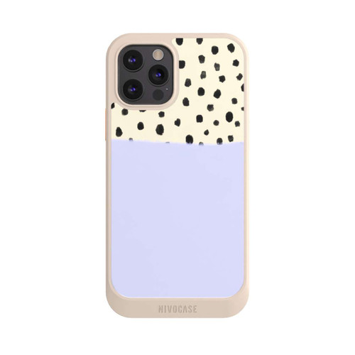 Apple iPhone 12 Pro NIVOcore Tupfen Boho Pastell