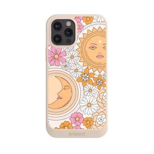 Apple iPhone 12 Pro NIVOcore Mond-Sonne-Blumen