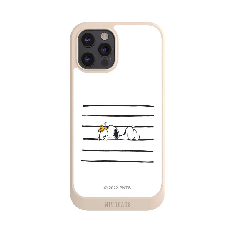 iPhone 12 Pro NIVOcore Snoopy Woodstock Streifen