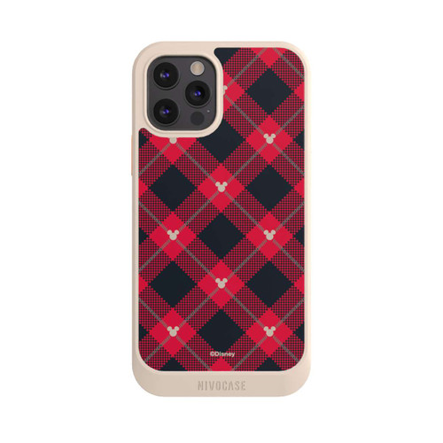 Apple iPhone 12 Pro NIVOcore Mickey Weihnachtsmuster Rot