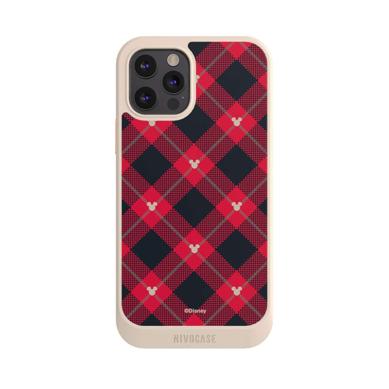 iPhone 12 Pro NIVOcore Mickey Weihnachtsmuster Rot